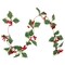 Northlight Pre-lit LED Battery Operated Holly and Berry Christmas Garland - 3.5' - Warm White